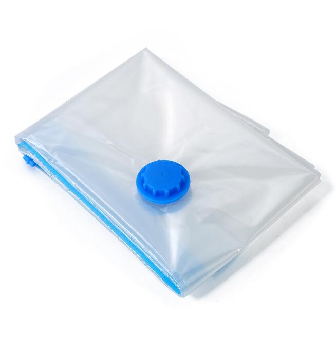 Home Vacuum Bag for Clothes Storage Bag With Valve Transparent Border Foldable Compressed Organizer Space Saving Seal Packet