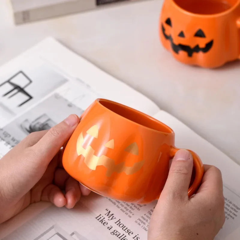 1pc 400ml Halloween Pumpkin Mug