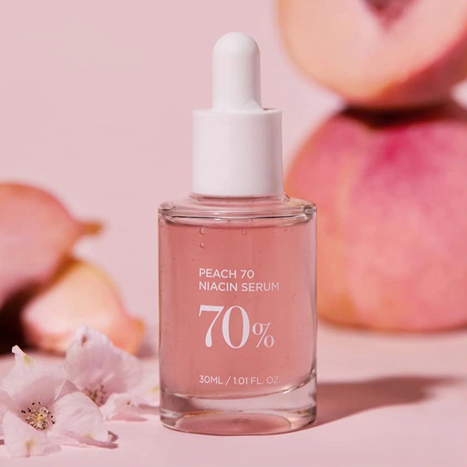 Peach 70% Niacinamide Serum 30Ml / Hydrating Face Serum/Daily Clean Beauty (1.01 Fl. Oz.)