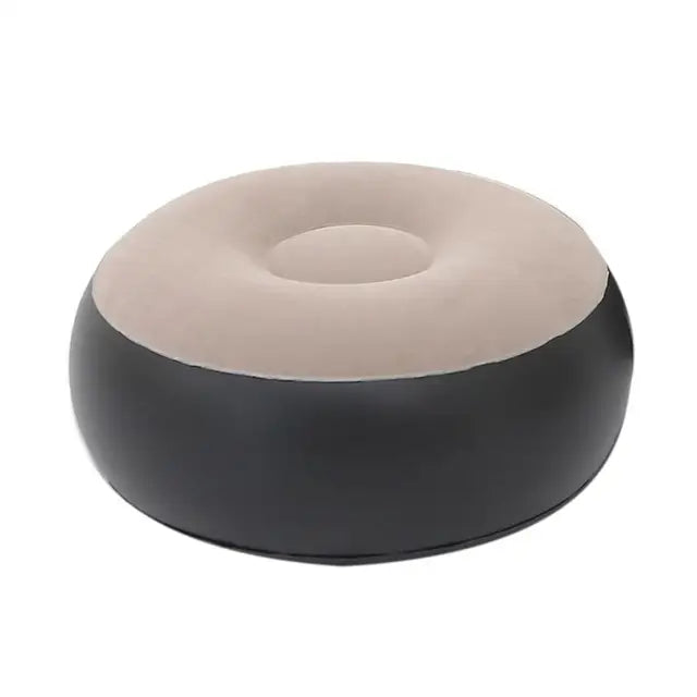 Inflatable Air Mattress Sofa Deck Chair Comfortable Leg Stool Rest Single Beanbag for home and Outdoor Use