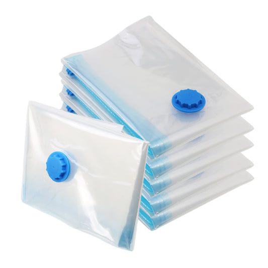 Home Vacuum Bag for Clothes Storage Bag With Valve Transparent Border Foldable Compressed Organizer Space Saving Seal Packet