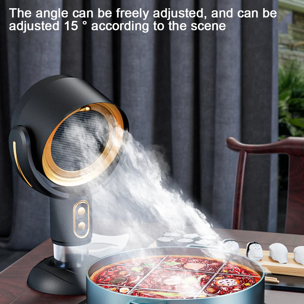 Adjustable Desktop Mini Range Hood Large Suction Rechargeable