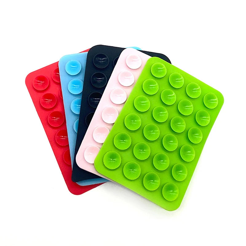 Double Side Silicone Suction Pad For Mobile Phone Fixture Suction