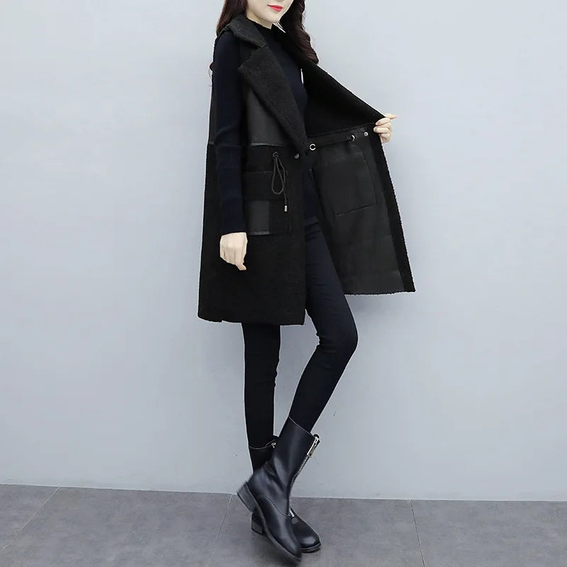 Trench Coat Women Midi 2024 Spring Autumn New Chic Popular British Style Below-the-Knee Vintage Long Coats and Jackets Women