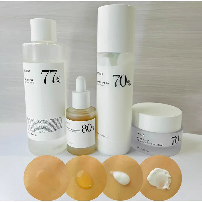 Korean Anua Heart Leaf 77% Skin care Set