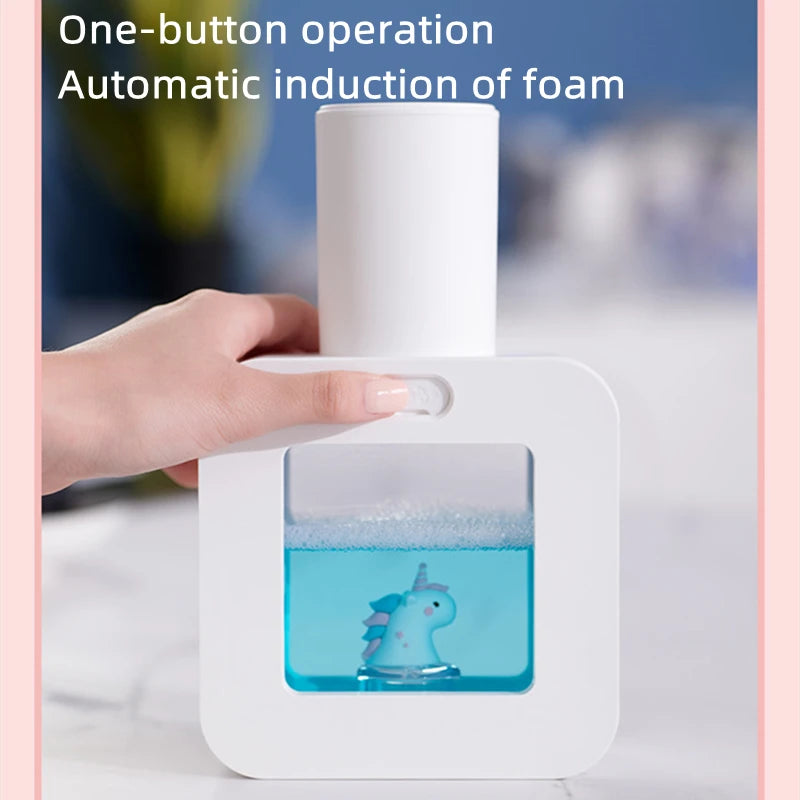 Automatic Foam Dispenser Cute Pet Contact Free