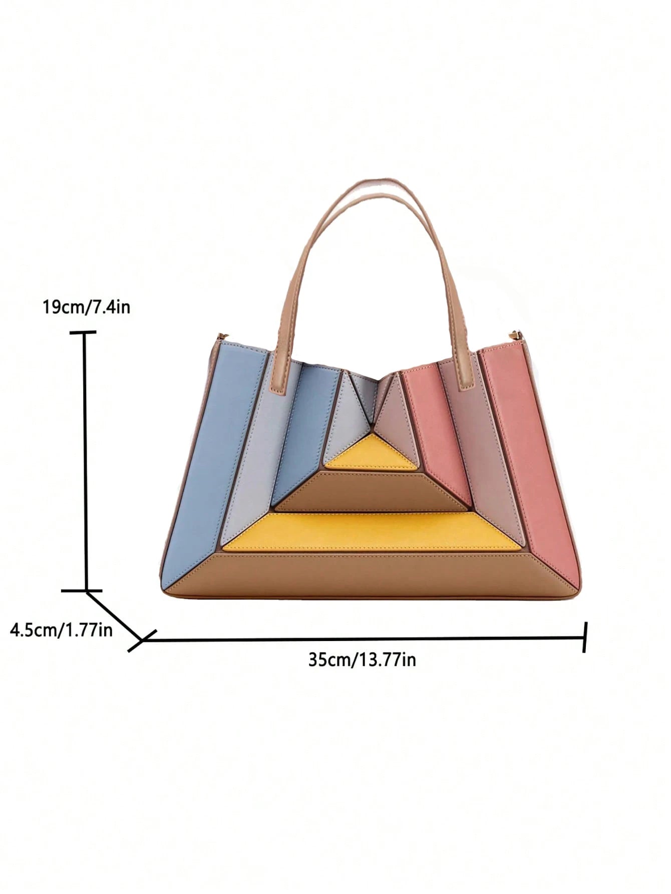 Women's fashionable color-blocked handbag-new one-shoulder cross-body envelope square bag, suitable for daily use and dating