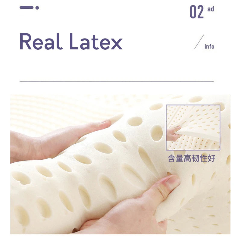 Thailand 100% Natural latex Mattress natural latex liquid mattress  home single double mats with cover King Queen Twin Full Size