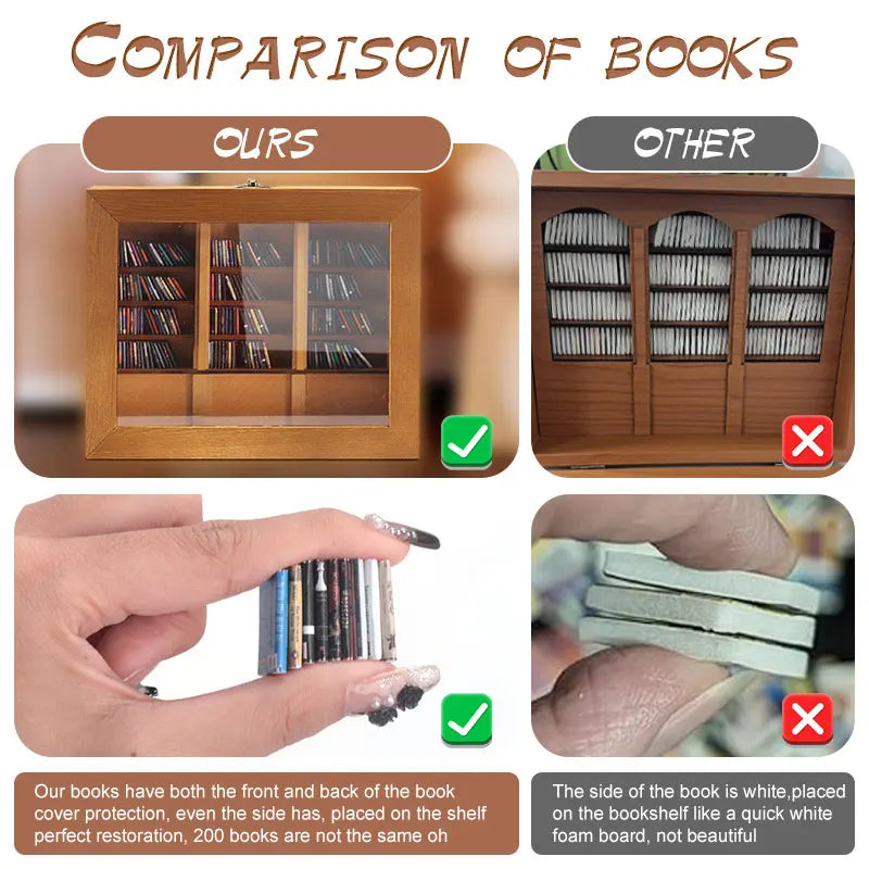 Zen Anti-Anxiety Miniature Bookshelf