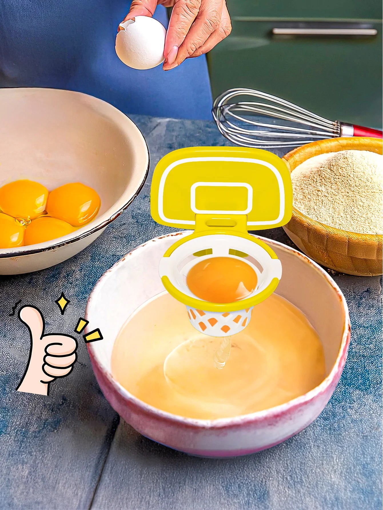 Egg Yolk Separator Basket