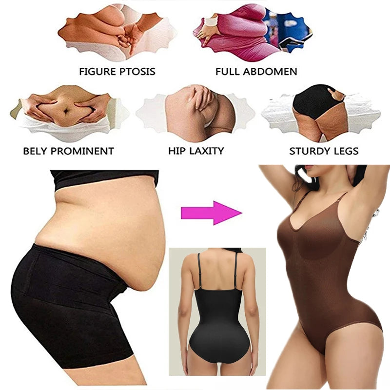 Lavohn strap Bodysuit Compression Shapewear Slimming Body Shaper