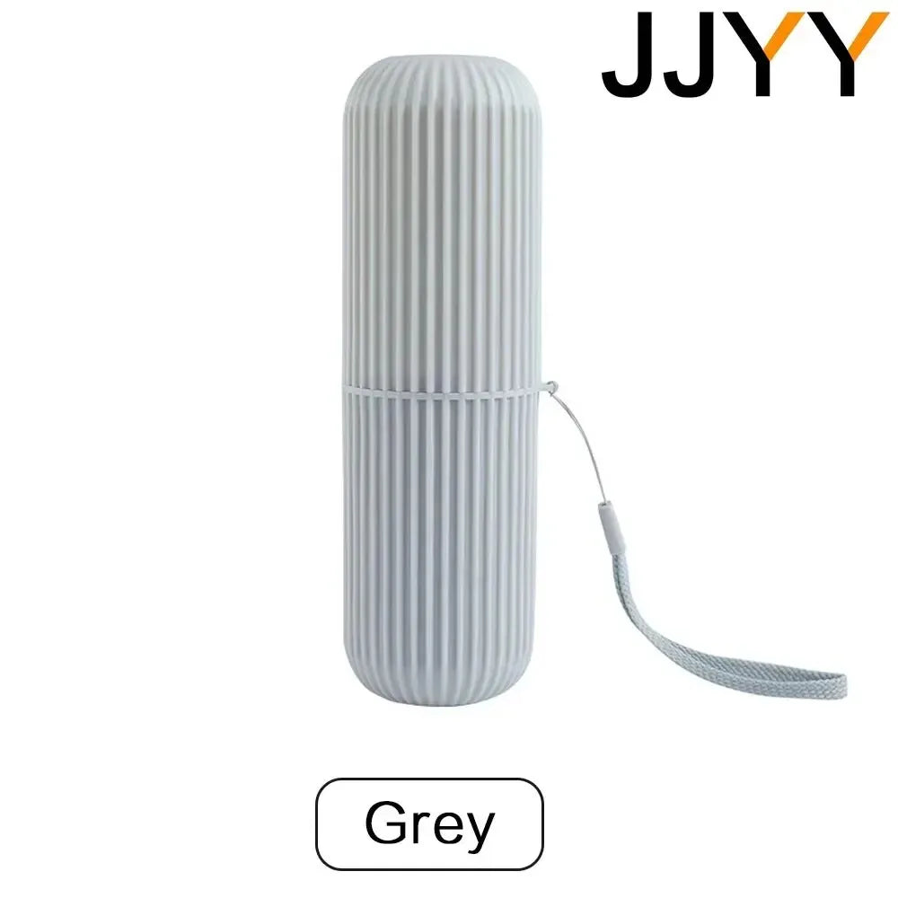 JJYY Travel Brushing Cups Simple Tooth Cylinder Toothpaste Cover Portable Travel Suit Couple Toothbrush Box Dental Storage Box