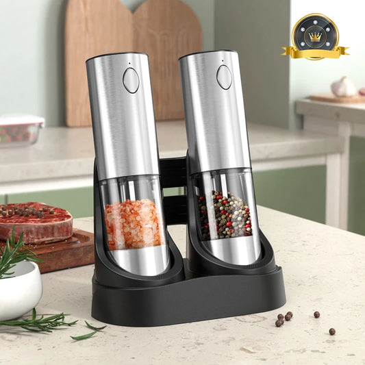 Electric Rechargeable Salt And Pepper Grinder With Adjustable Coarseness