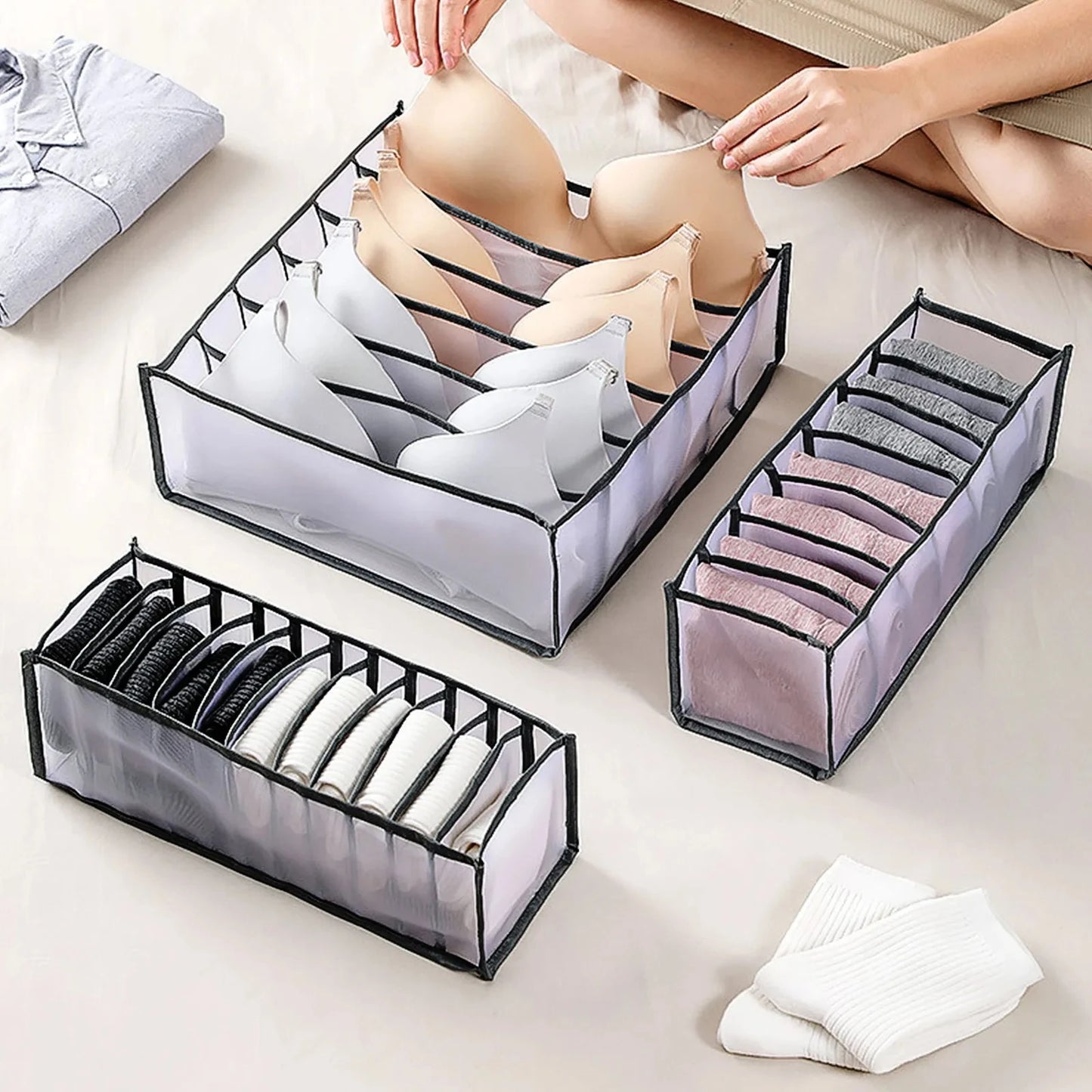 Jeans Organization Storage Box Closet Organizer