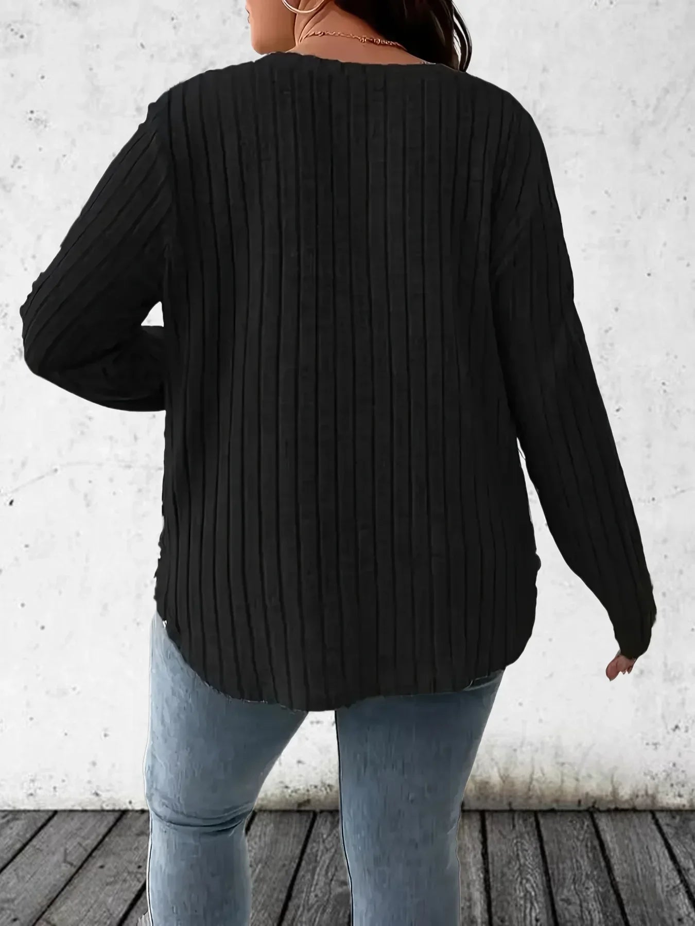 Mira Ribbed Z-Neck Top