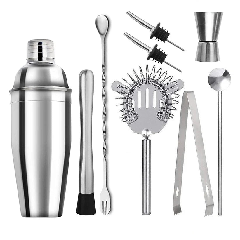 Profissional Cocktail Shaker Set Bartending Equipment Bar Wine Martini Drink Mixer Boston Shaker Bartender Kit Barware tools