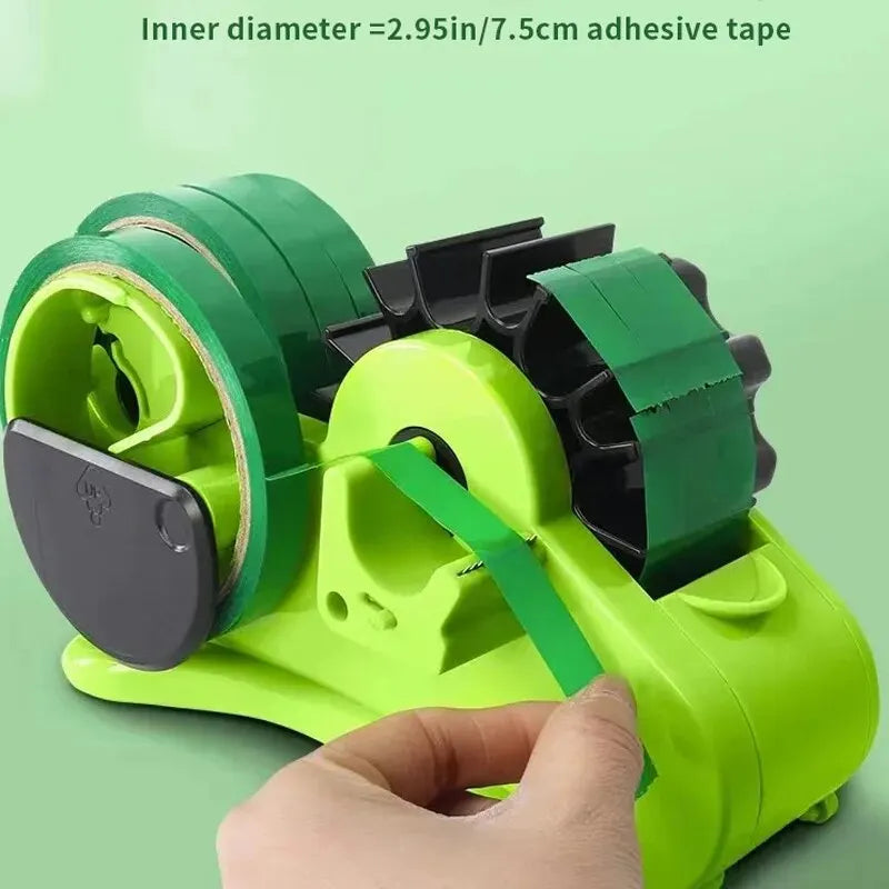 Multifunctional Tape Holder Tape Cutter Purple Large Roller Tape Paper Cutter Desktop Semi-automatic Transparent Tape Dispenser