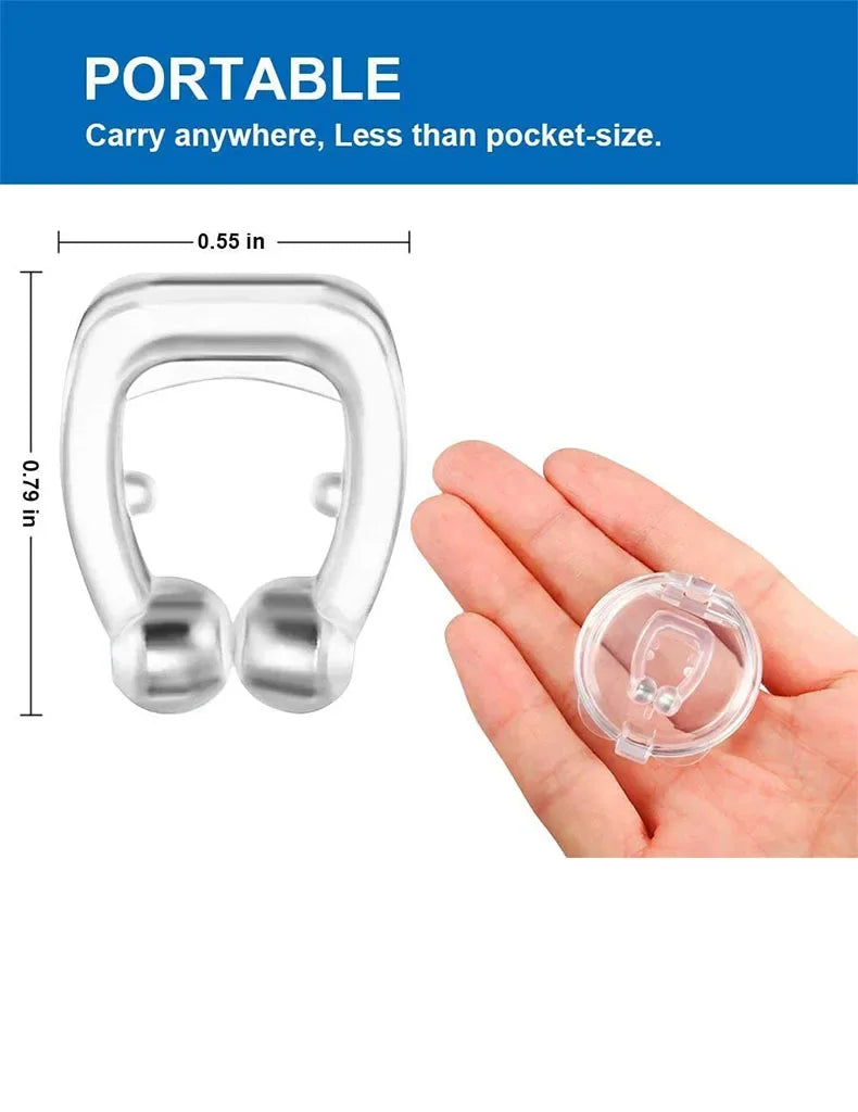 Anti-Snoring Corrector Snore Prevention Gadget Women's Anti-Snore Device Snore Elimination Nose Clip Men's Sleep Night