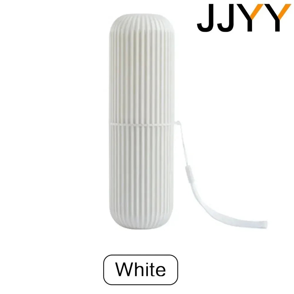 JJYY Travel Brushing Cups Simple Tooth Cylinder Toothpaste Cover Portable Travel Suit Couple Toothbrush Box Dental Storage Box