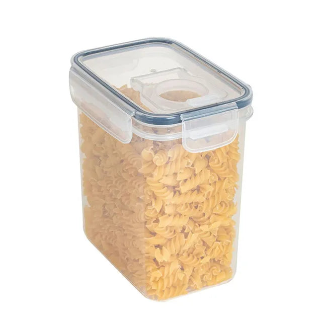 Sealed Plastic Food Storage Box Cereal Candy Dried Jars With Lid Fridge StorageTank Containers Household Items Kitchen Organizer