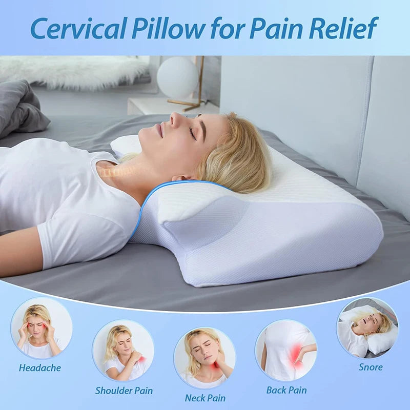 2 in 1 Ergonomic Pillow for Neck Pain