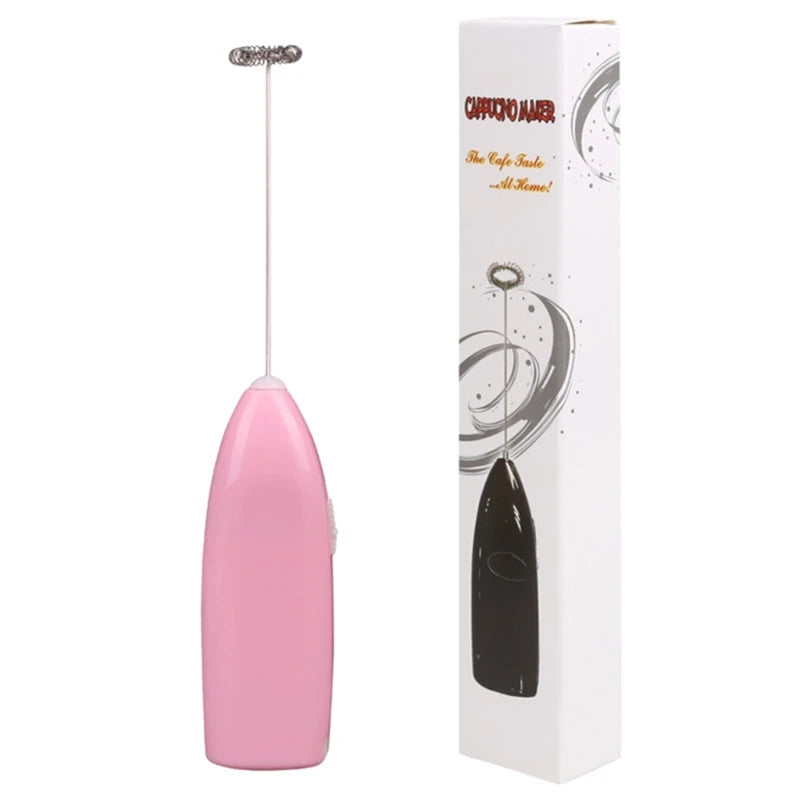 Electric Hand Blenders Egg Beater Small Drink Coffe Mixer Milk Frother Egg Whisk for Mixing Eggs, Cream and Flour A0KF