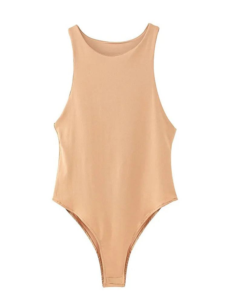 Sheda summer solid bodysuits